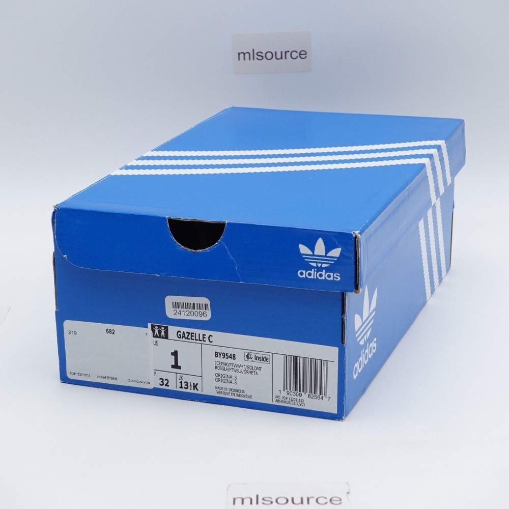 NEW adidas Originals Gazelle Sneakers BY9548 Icey Pink - Picture 10 of 16